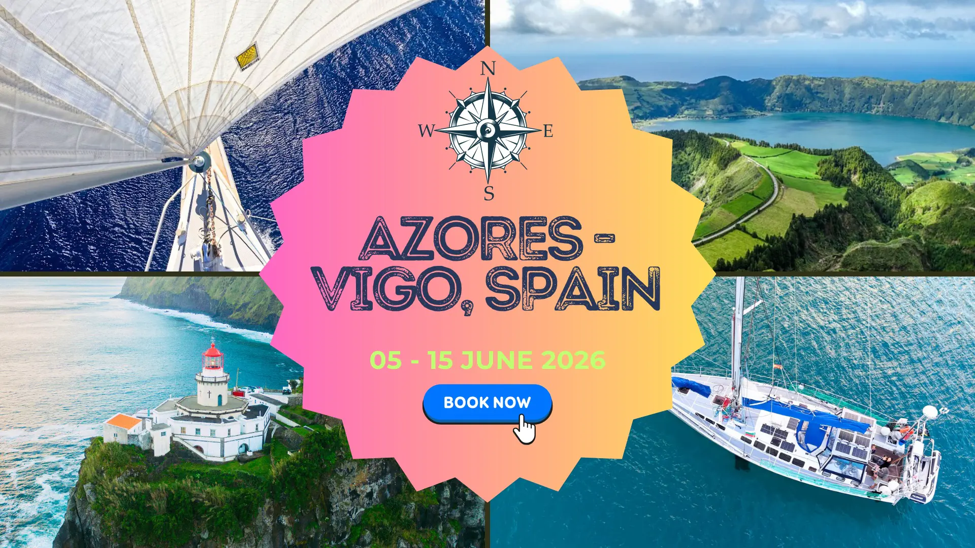 Sailing across the Atlantic: Azores Islands → Vigo, Spain