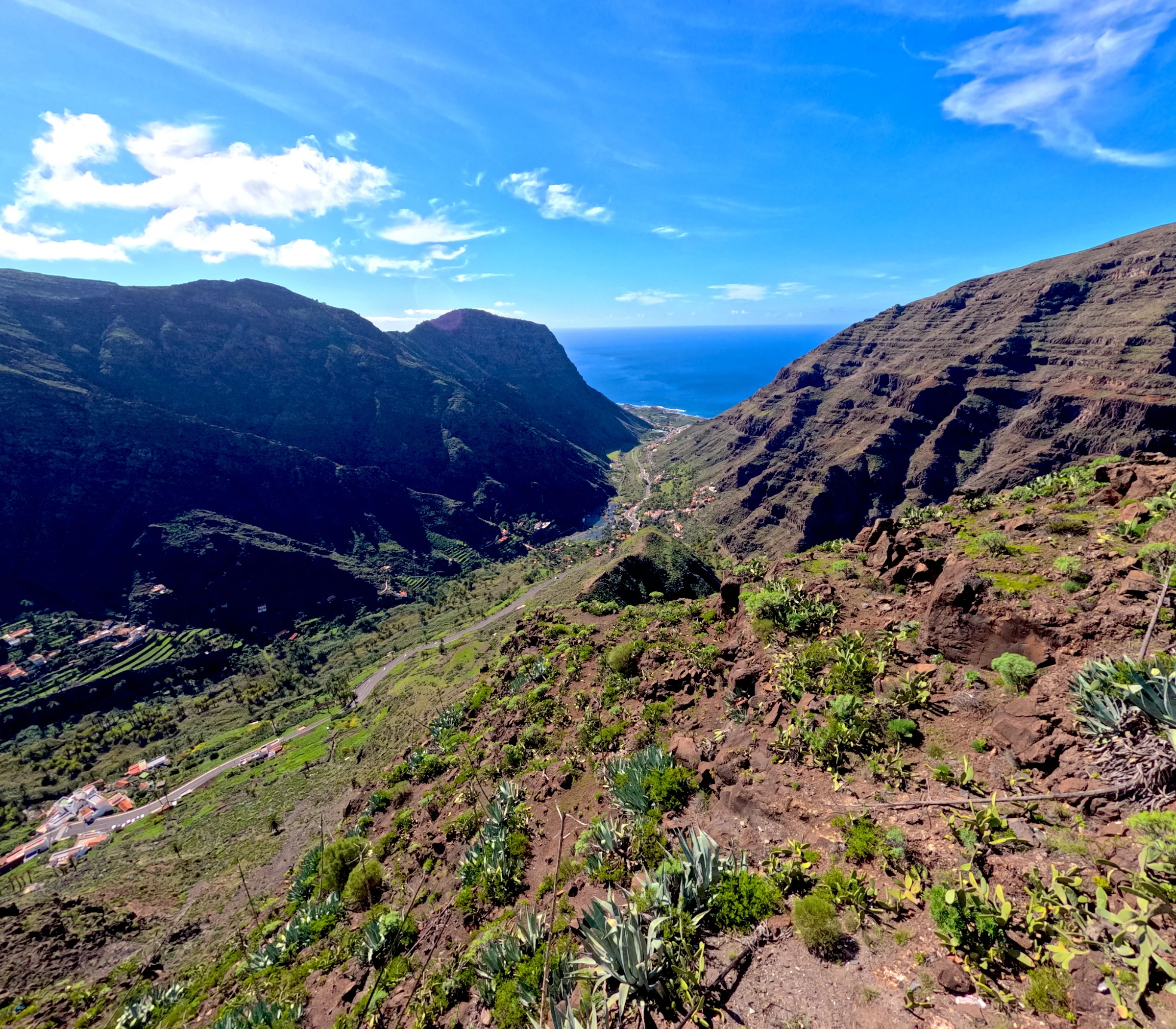 Canary Islands Mountain Hiking Valley