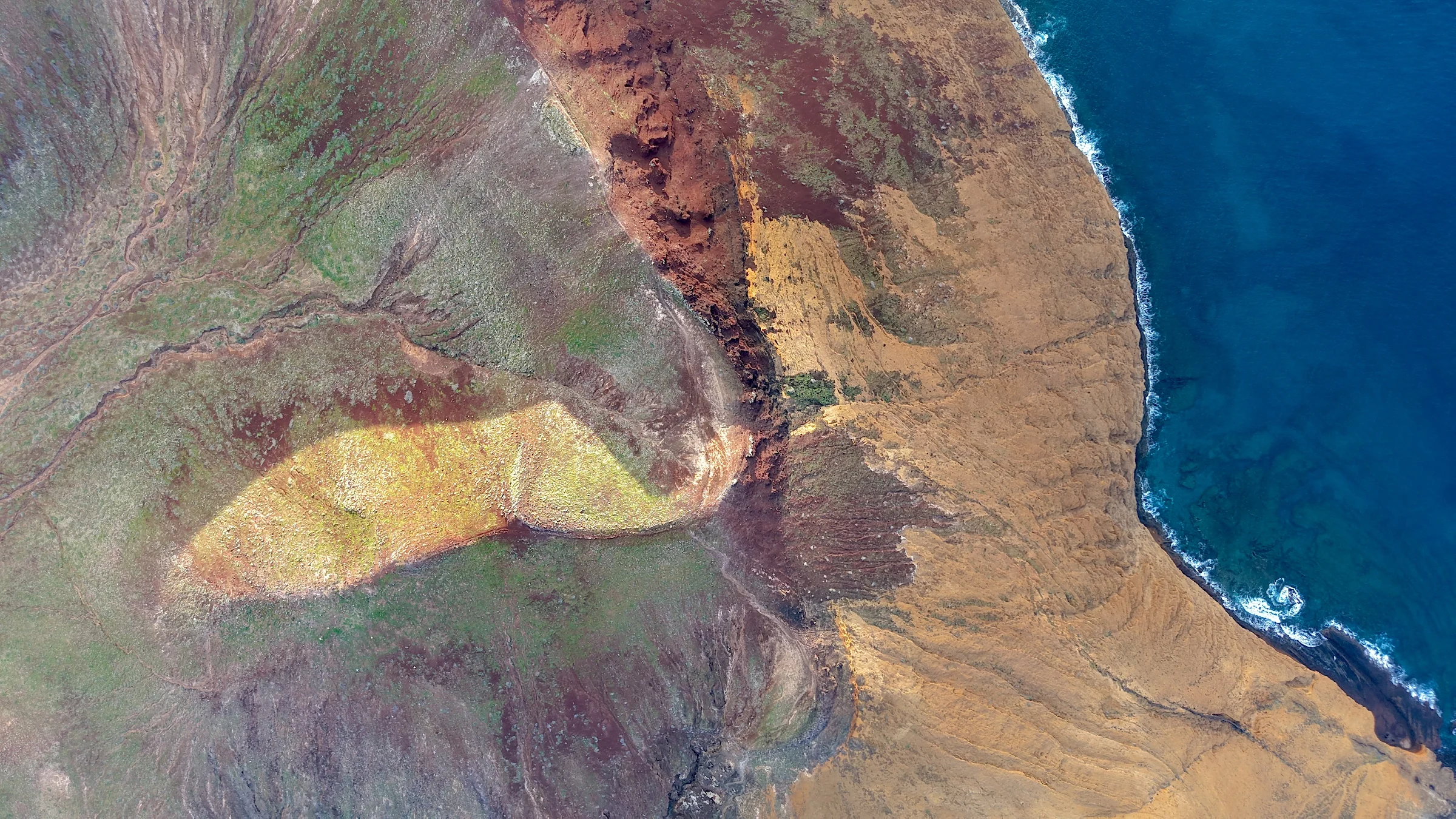 Canary Islands Ocean Volcanic Crater
