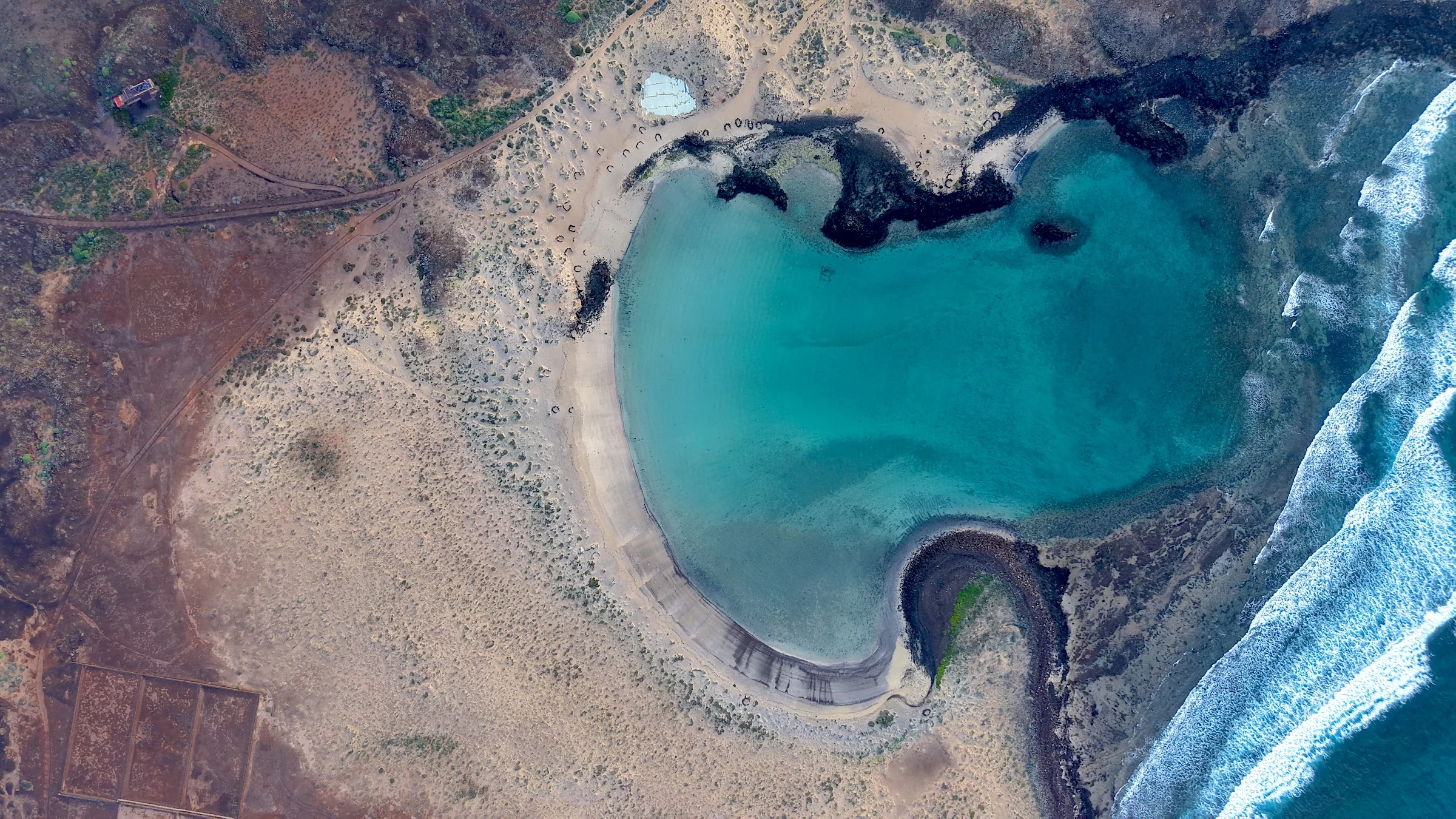 Canary Islands Turquoise Volcanic Lagoon