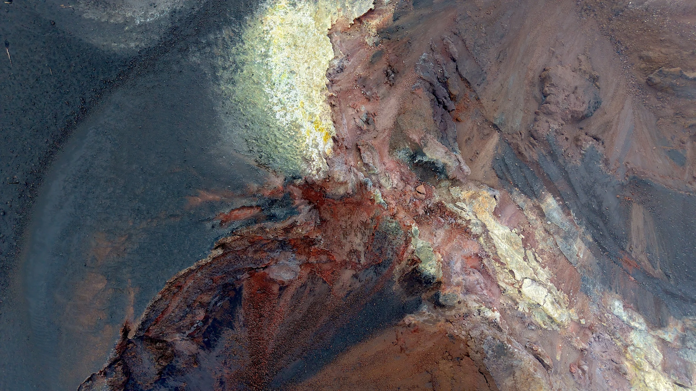 Canary Islands Volcanic Landscape Detail