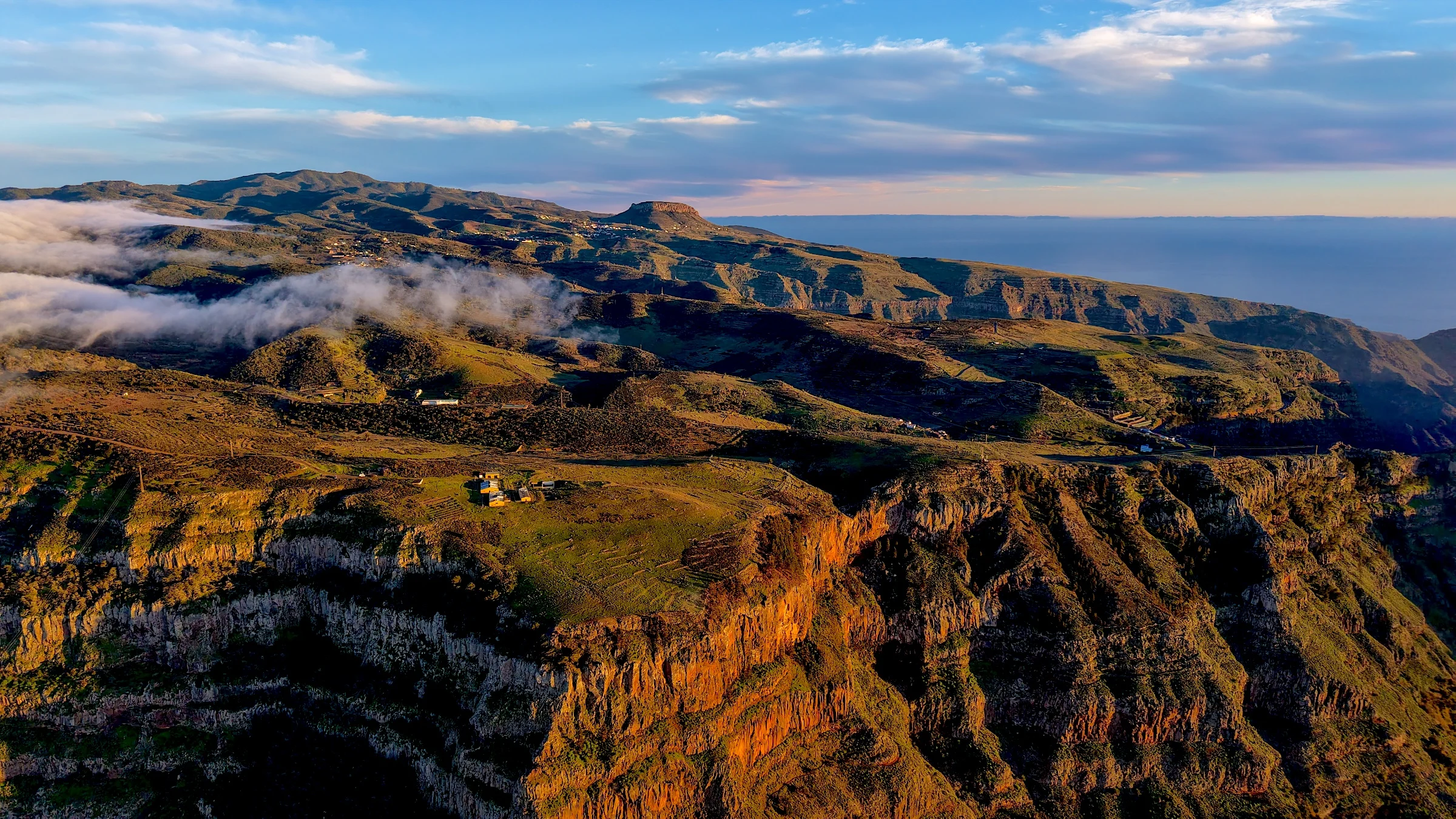 Canary Islands Volcanic Mountains Sunset